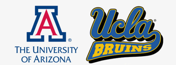 University of arizona and UCLA bruins logos